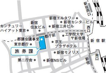 新宿窓口地図